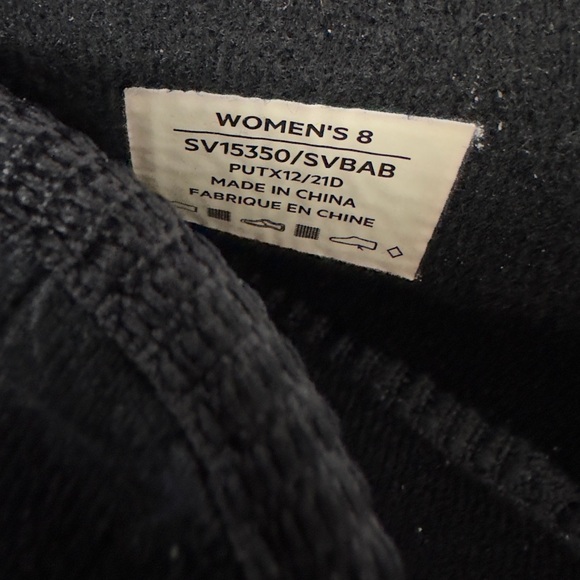 Silverts Women Extra Wide Easy Closure Comfort Slipper Black Animal Print 8 NWT - Picture 11 of 13